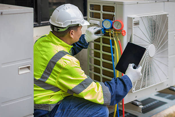 Professional Air Duct Cleaning technician working in White Swan, WA